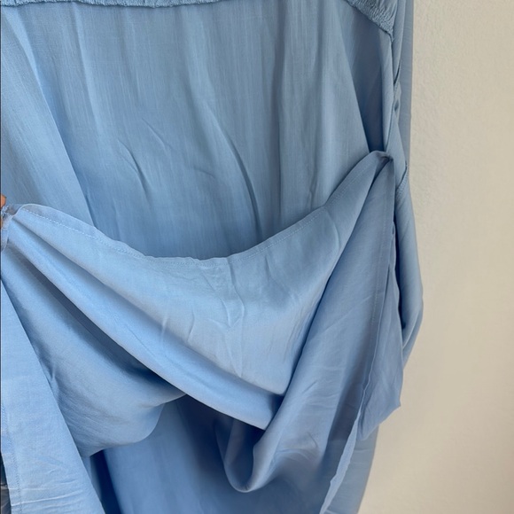 Laurie Felt Elegant Blue Sleeveless Dress - Picture 7 of 11